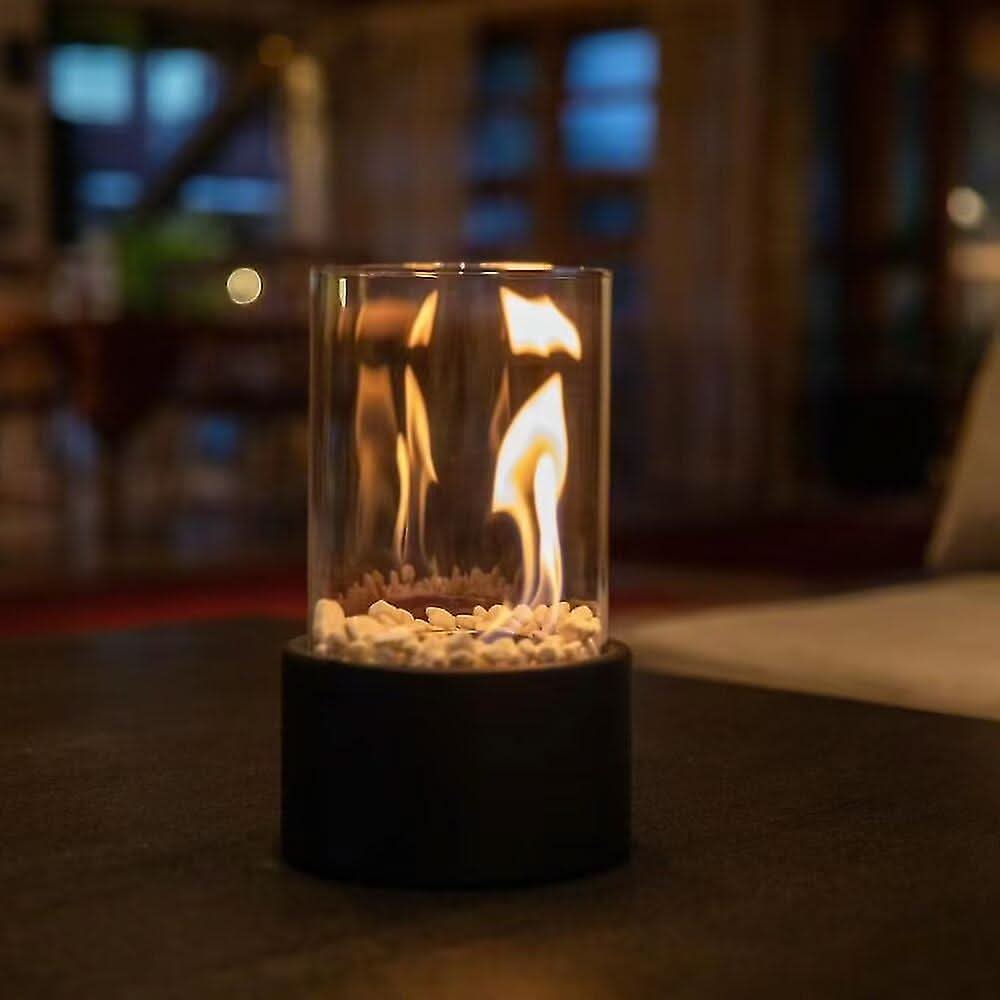 LumaGlow Glas-Öllampe für Wohnkultur-Liebhaber, innen und außen, nachfüllbar