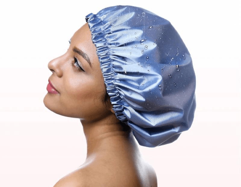Bonnet de nuit en satin VelvaLux pour la protection des cheveux pendant la nuit et le contrôle des frisottis
