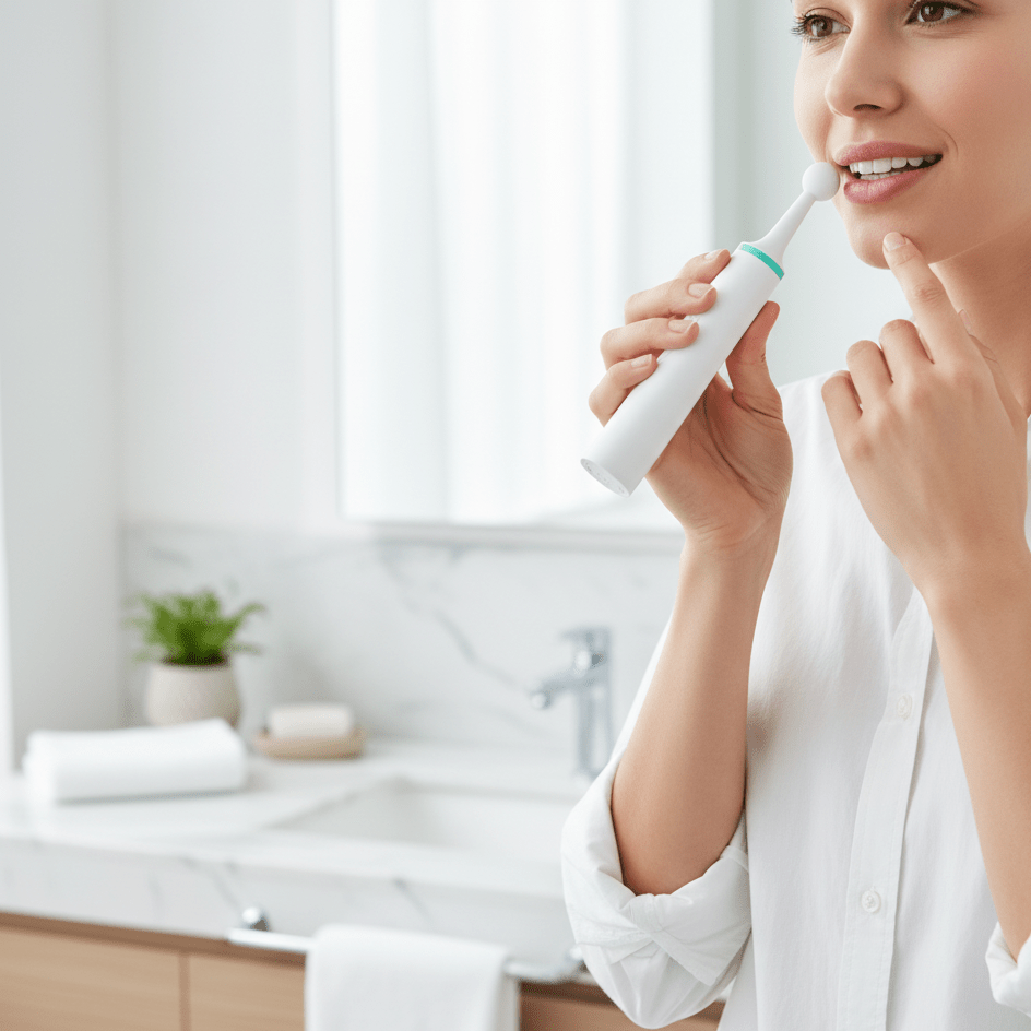 NovaPulse Ultrasonic Tooth Cleaner for Deep Cleaning at Home and a Radiant Smile