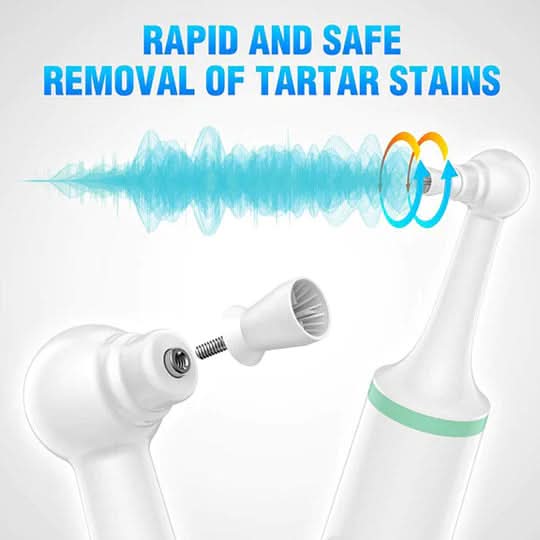 NovaPulse Ultrasonic Tooth Cleaner for Deep Cleaning at Home and a Radiant Smile