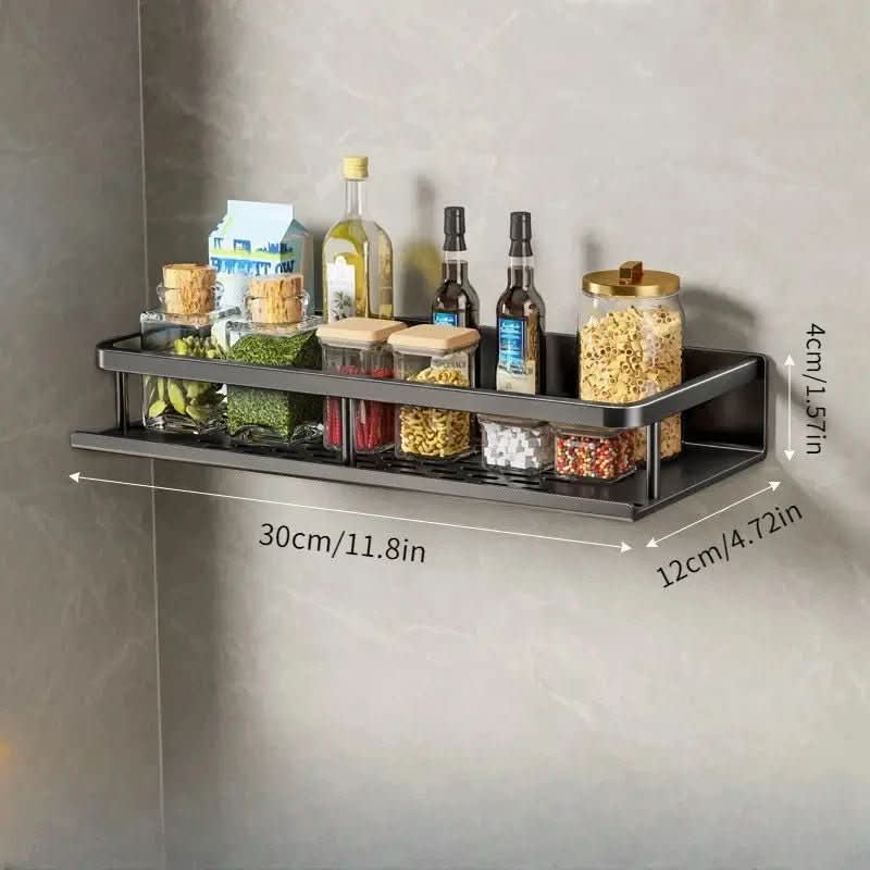 AeroShelf Vegghylle Plassbesparende Organizer for Travle Kjøkken