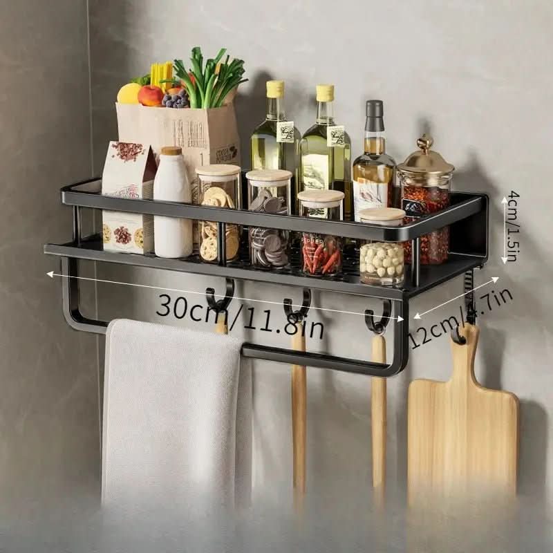 AeroShelf Wall Shelf Space Saving Organizer For Busy Kitchens