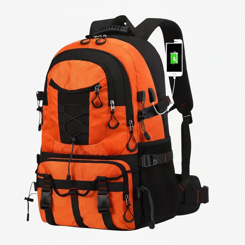 תיק יום עמיד למים HIKENZO בנפח 20-35 ליטר עם אחסון לטיולים