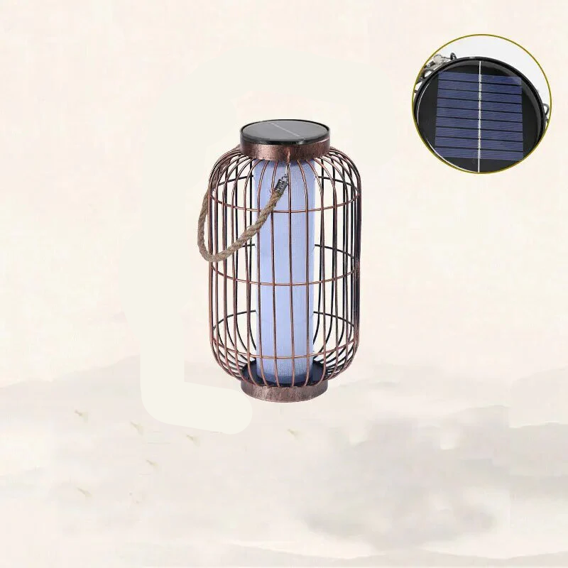 Utendørs lyktlampe for hage og terrasse | Varm LED-lys