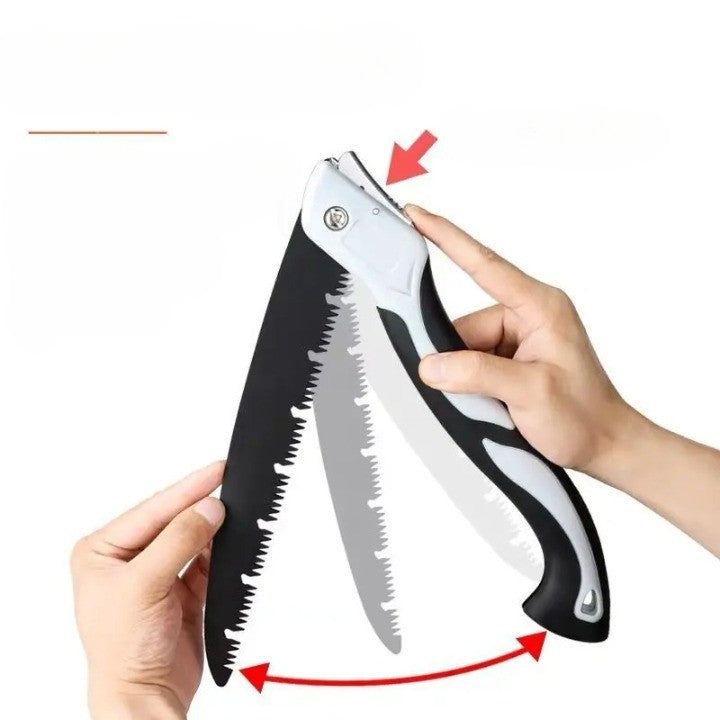 Outdoor Series Pruning Saw Folding With Coarse Teeth, Lightweight Tool For Camping And Gardening