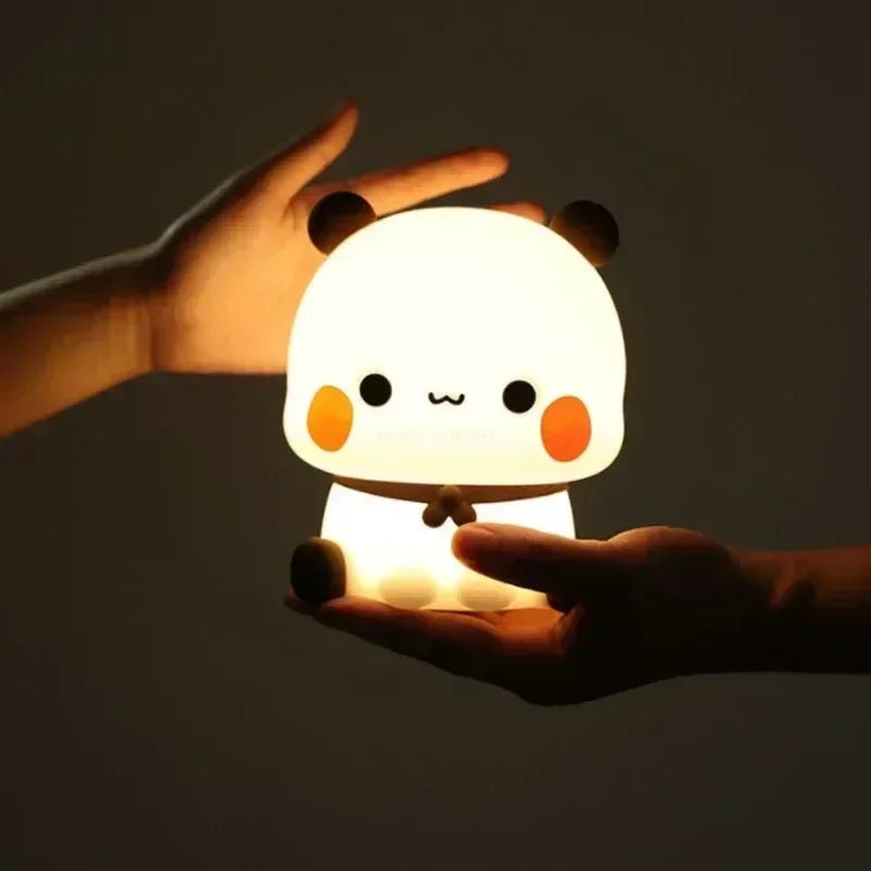 LumiPanda blødt LED panda natlys til børneværelser