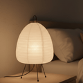 NovaLight meleg rizspapír asztali lámpa lágy fénnyel a hangulatos nappalikhoz