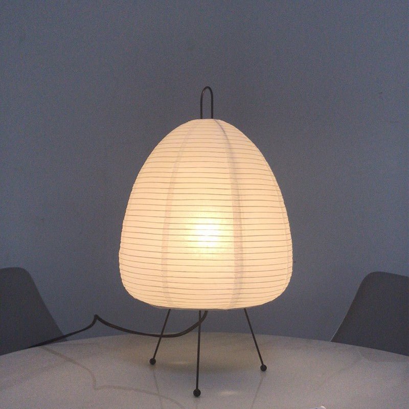 NovaLight meleg rizspapír asztali lámpa lágy fénnyel a hangulatos nappalikhoz