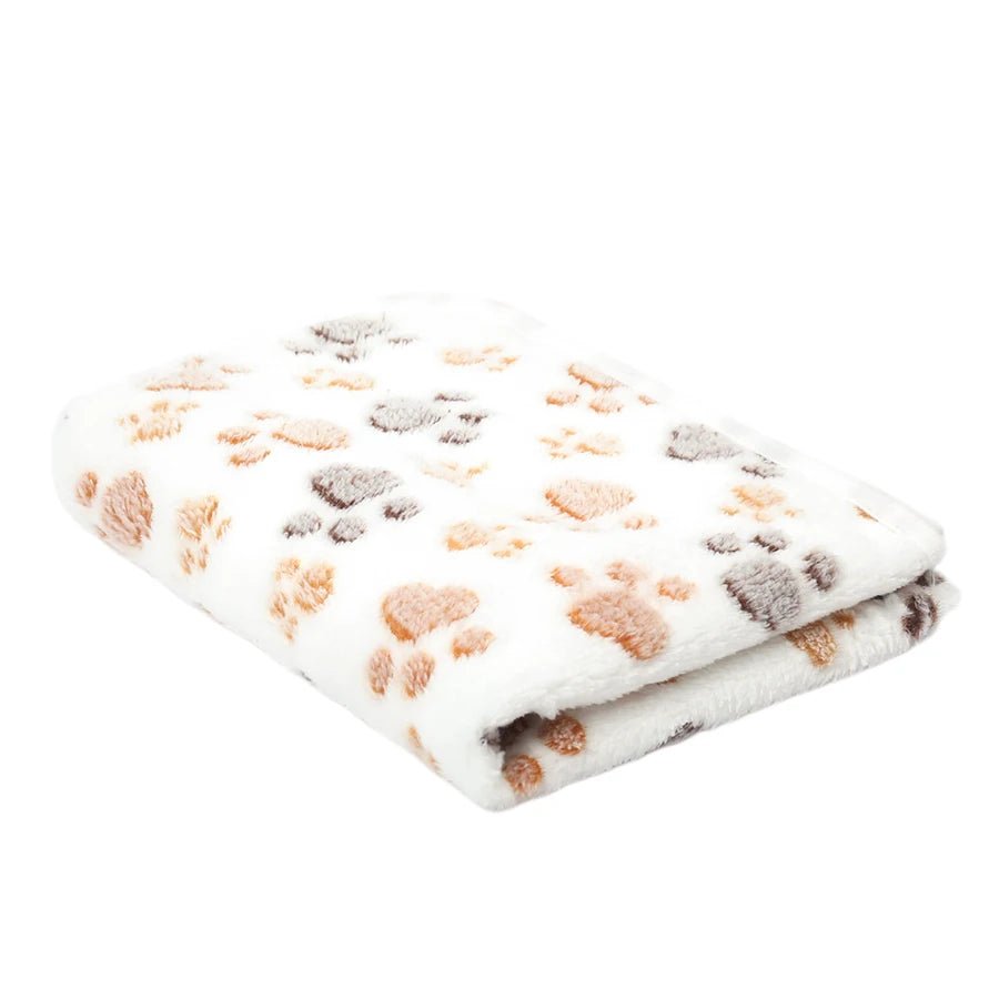 PawEase Plush Flannel Pet Blanket For Dogs And Cats, Cozy Easy Care