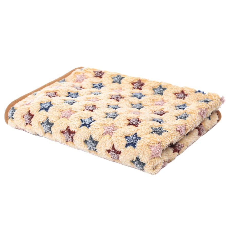 PawEase Plush Flannel Pet Blanket For Dogs And Cats, Cozy Easy Care