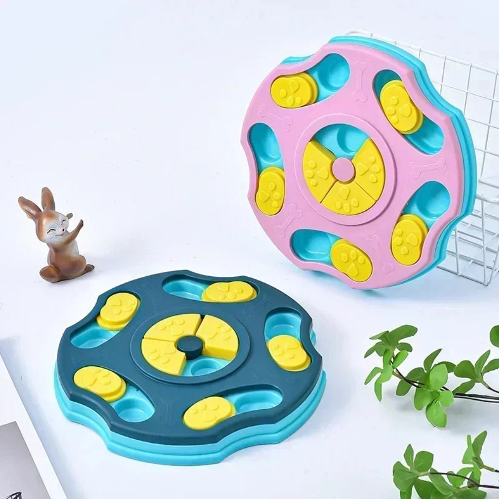 PawsPath Lassú Etető Puzzle Minden Kisállat Mérethez, Csúszásmentes Felület, Gondolkodtató Játék