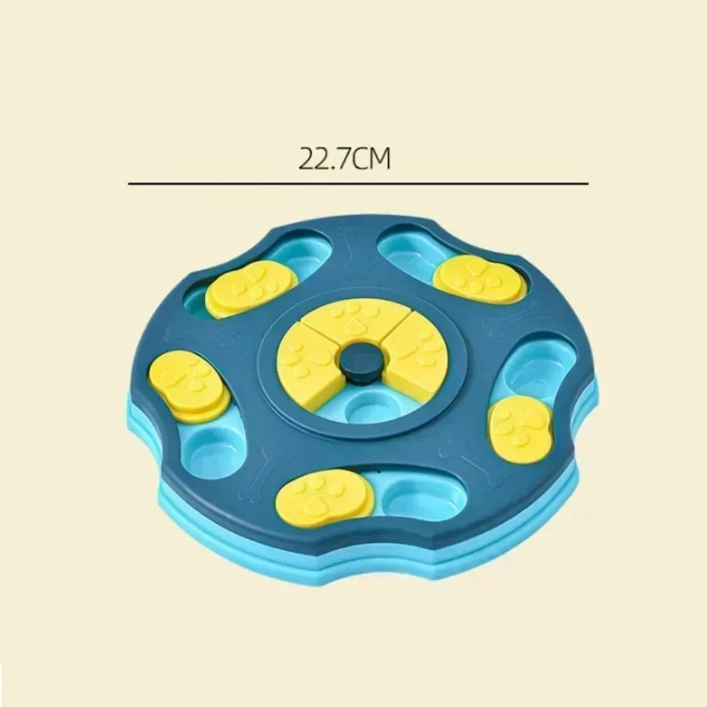 PawsPath Lassú Etető Puzzle Minden Kisállat Mérethez, Csúszásmentes Felület, Gondolkodtató Játék