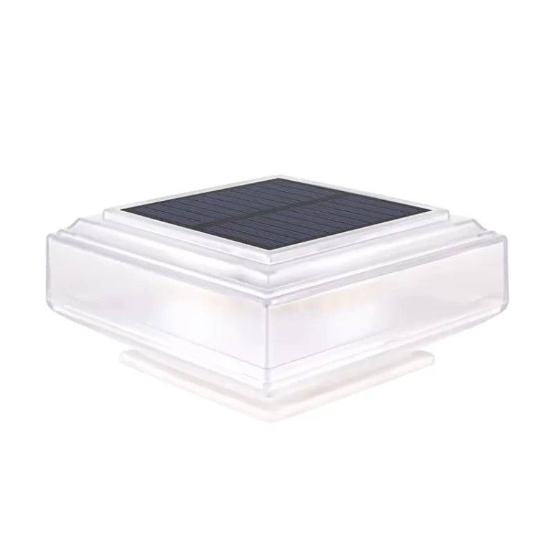 AuroraGlow Solar Garden Column Light - Warm Ambient Outdoor Decoration For Homeowners