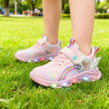 LumaStride Princess LED-sneakers til børn med sikkert greb og lys