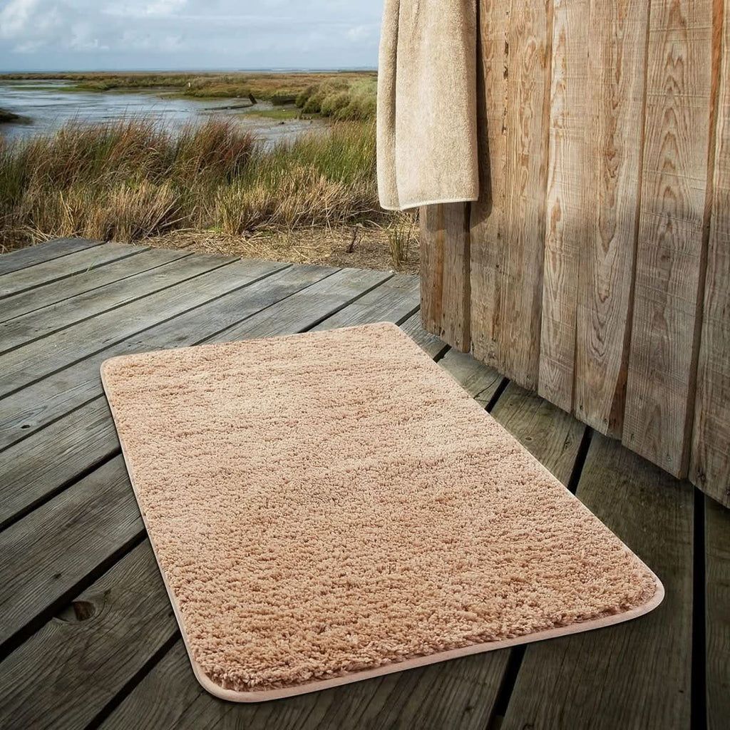 Alfombrilla de baño CalmNest ComfortMat de microfibra antideslizante de secado rápido para spa en casa, lujosa