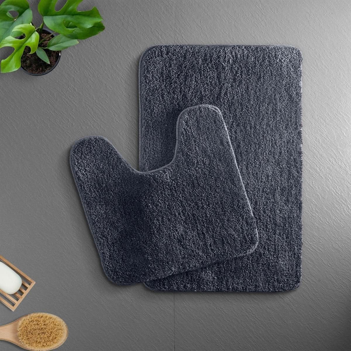 Alfombrilla de baño CalmNest ComfortMat de microfibra antideslizante de secado rápido para spa en casa, lujosa