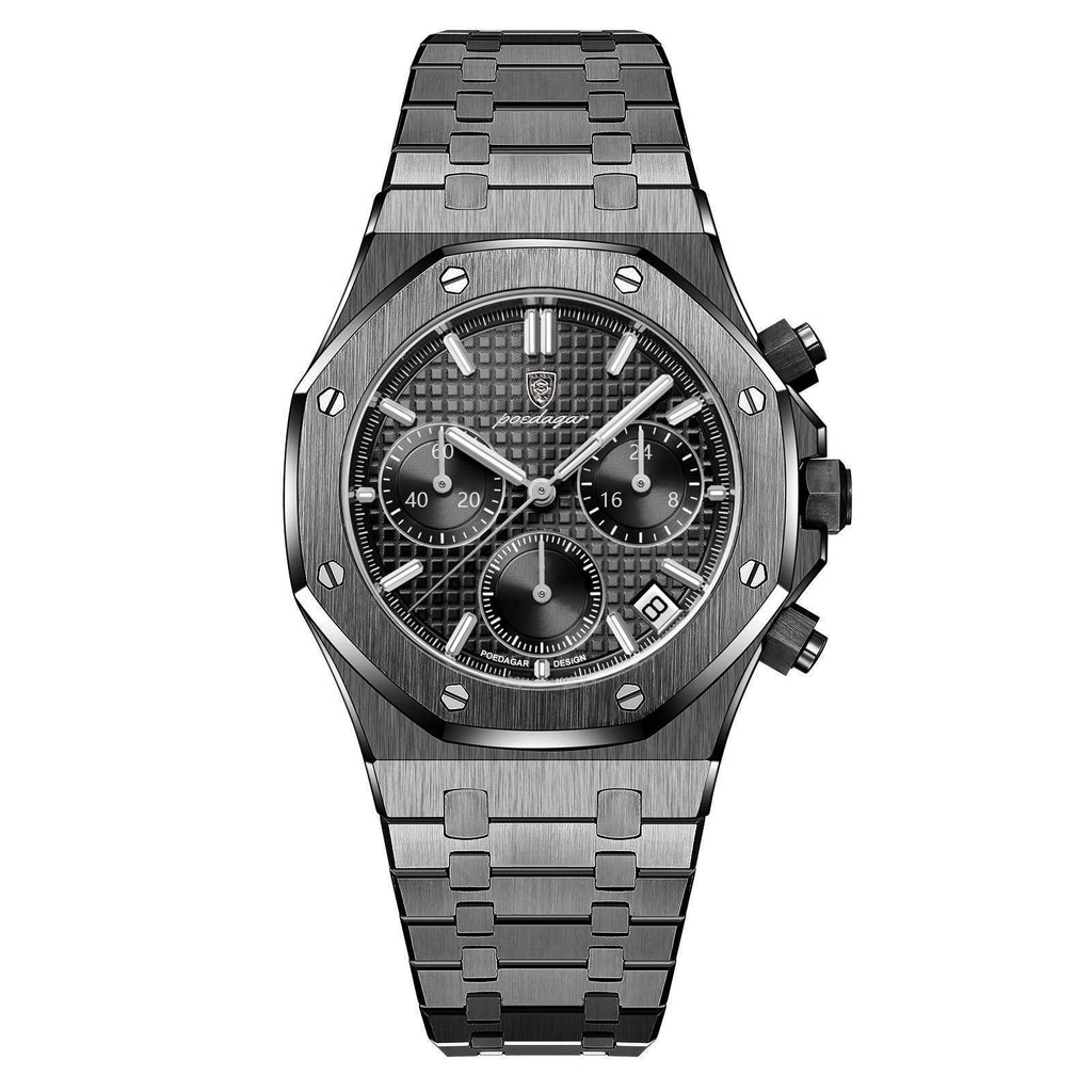 Zegarek Elegy Chronograph 42mm Edycja Czarna z mechanizmem kwarcowym