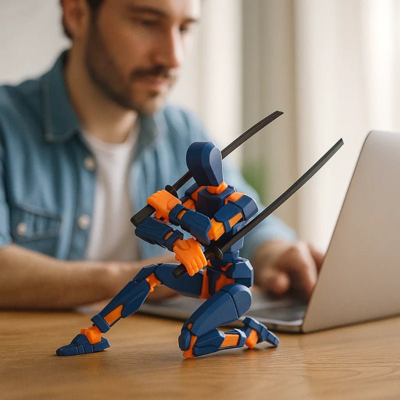 Figurka akcji NovaForge 3D z wieloma ruchomymi stawami do dynamicznego pozowania dla kolekcjonerów