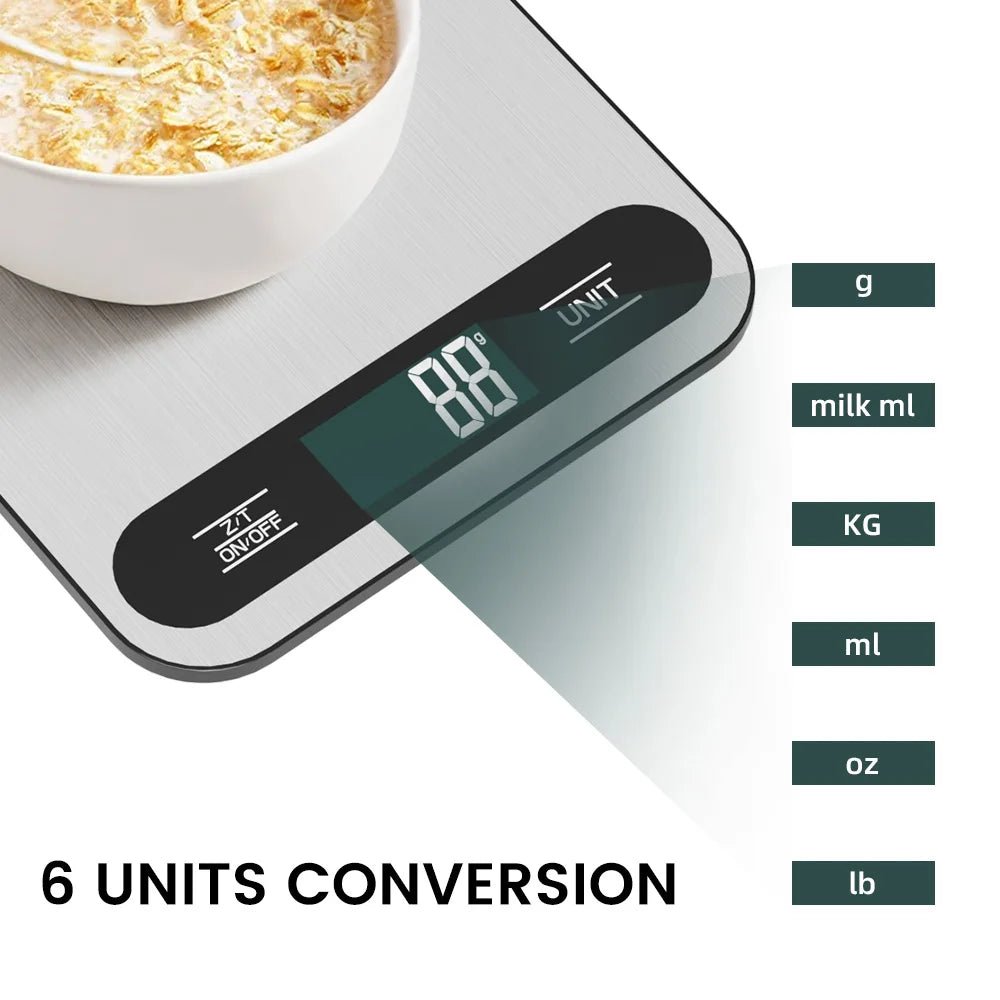 NovaWeigh Digital Kitchen Scale for Daily Use Compact and Precise for Home Cooks
