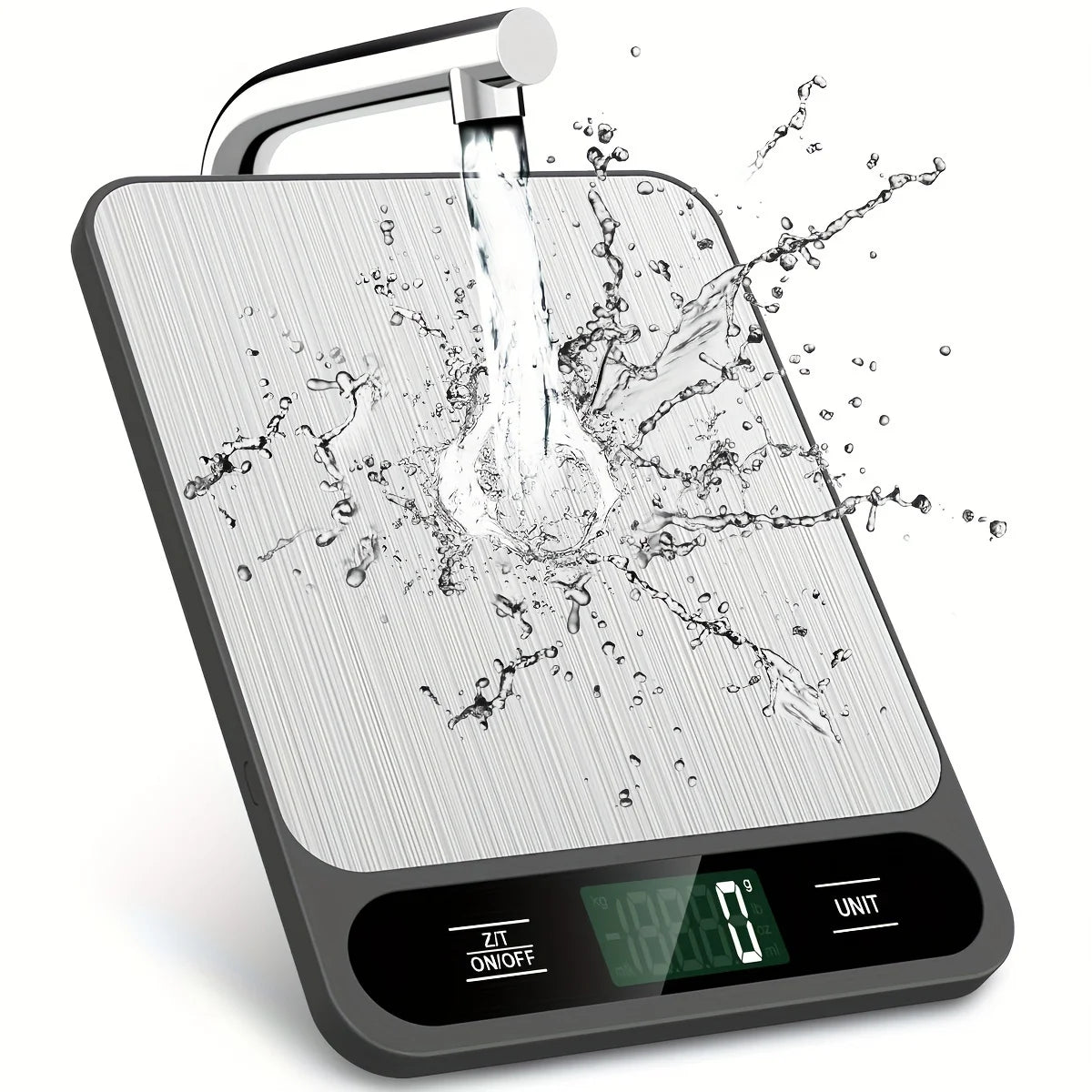 NovaWeigh Digital Kitchen Scale for Daily Use Compact and Precise for Home Cooks
