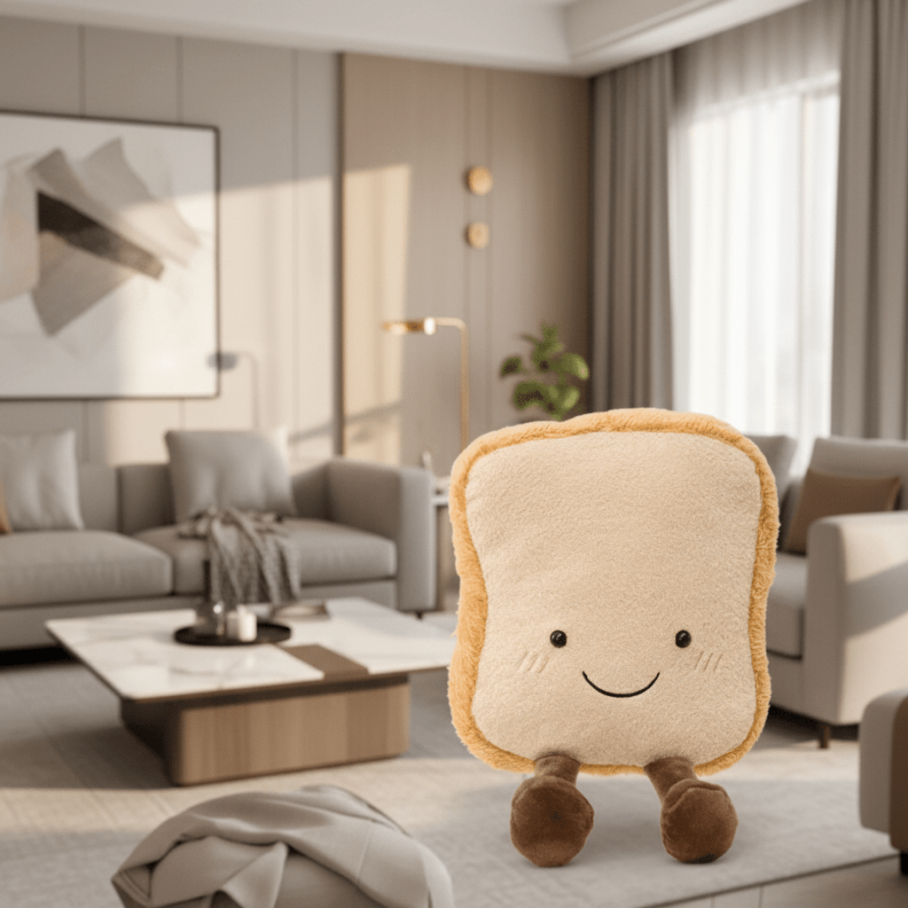 Pretzel Croissant Myk Kosedyr fra CozyNest Plush Co Ultra Myk Klem for Alle Aldre