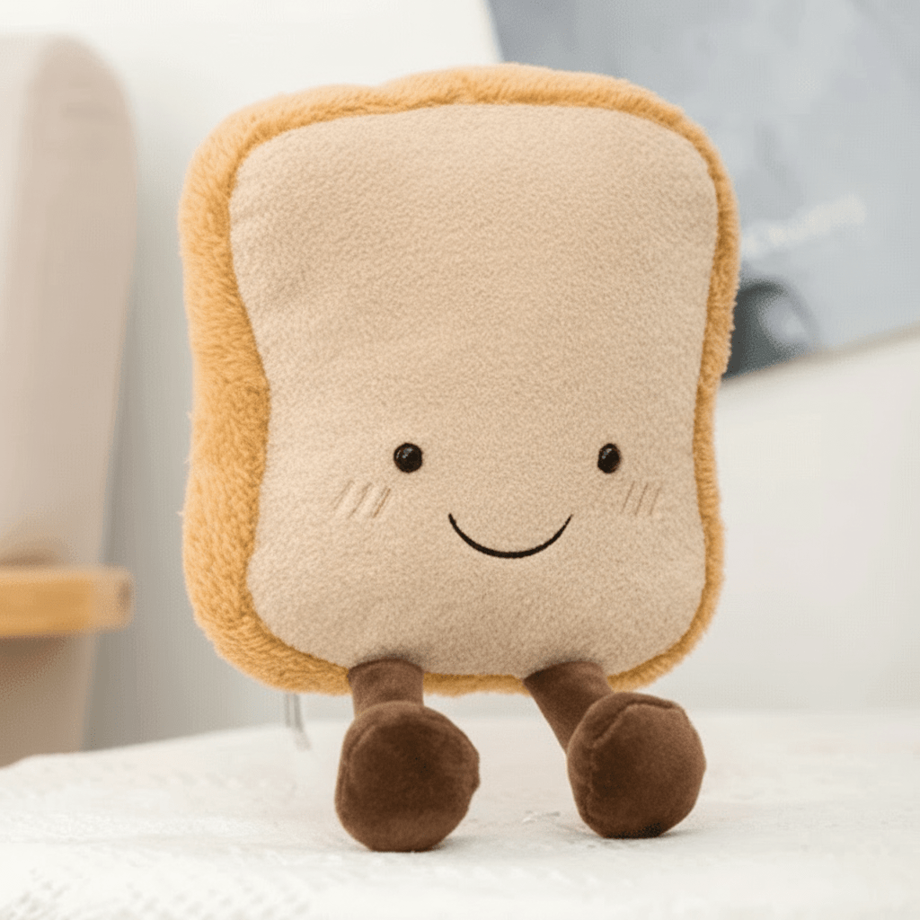 Pretzel Croissant Myk Kosedyr fra CozyNest Plush Co Ultra Myk Klem for Alle Aldre