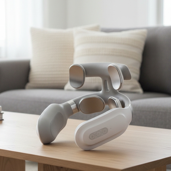 4-In-1 Neck Massager With Heat And Vibration For Deep Relaxation At Home And Office