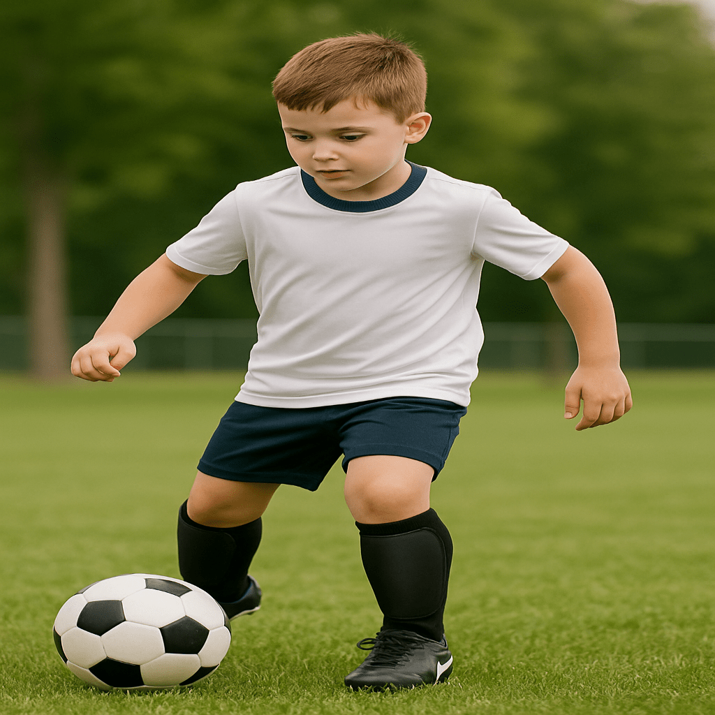 AeroShield Lightweight Soccer Shin Guards With Non Slip Protection