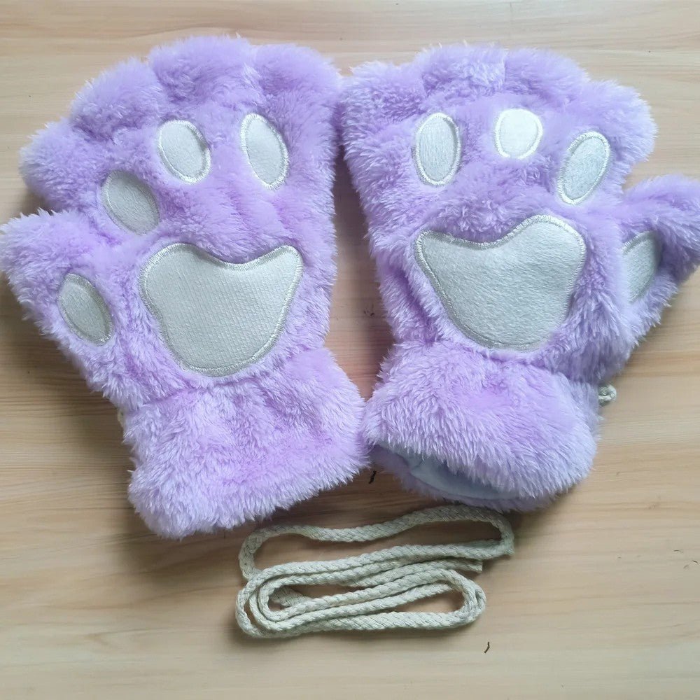 WhiskerGlow WinterDream Luvas para Gatos Ultra Suaves e Quentes para Amantes de Gatos