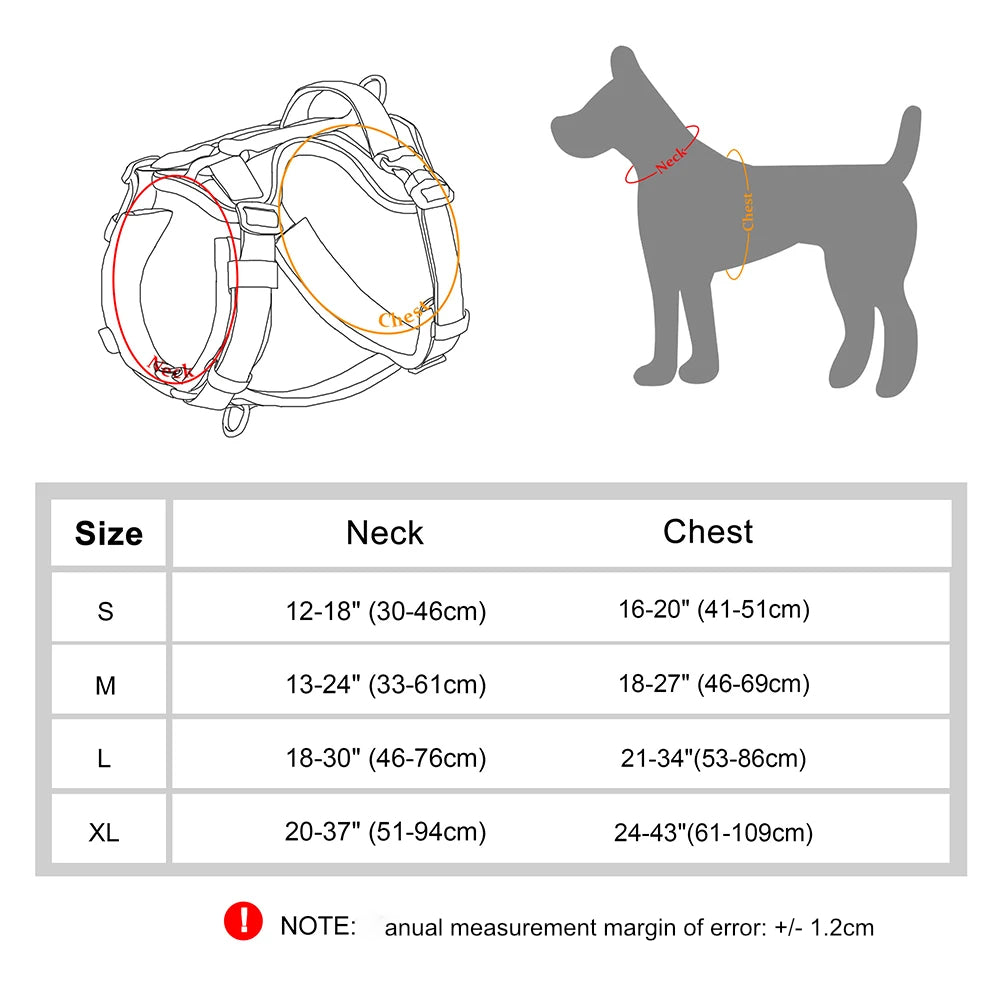 Kavaro | Harnais Agile pour Chien avec Bordure Réfléchissante et Poignée Robuste | Orntli