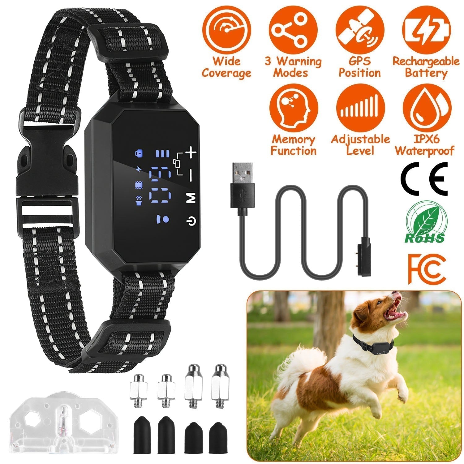 Sistema di Recinzione Wireless per Cani Pawfey GPS Pro – Proteggi la Libertà del Tuo Cane