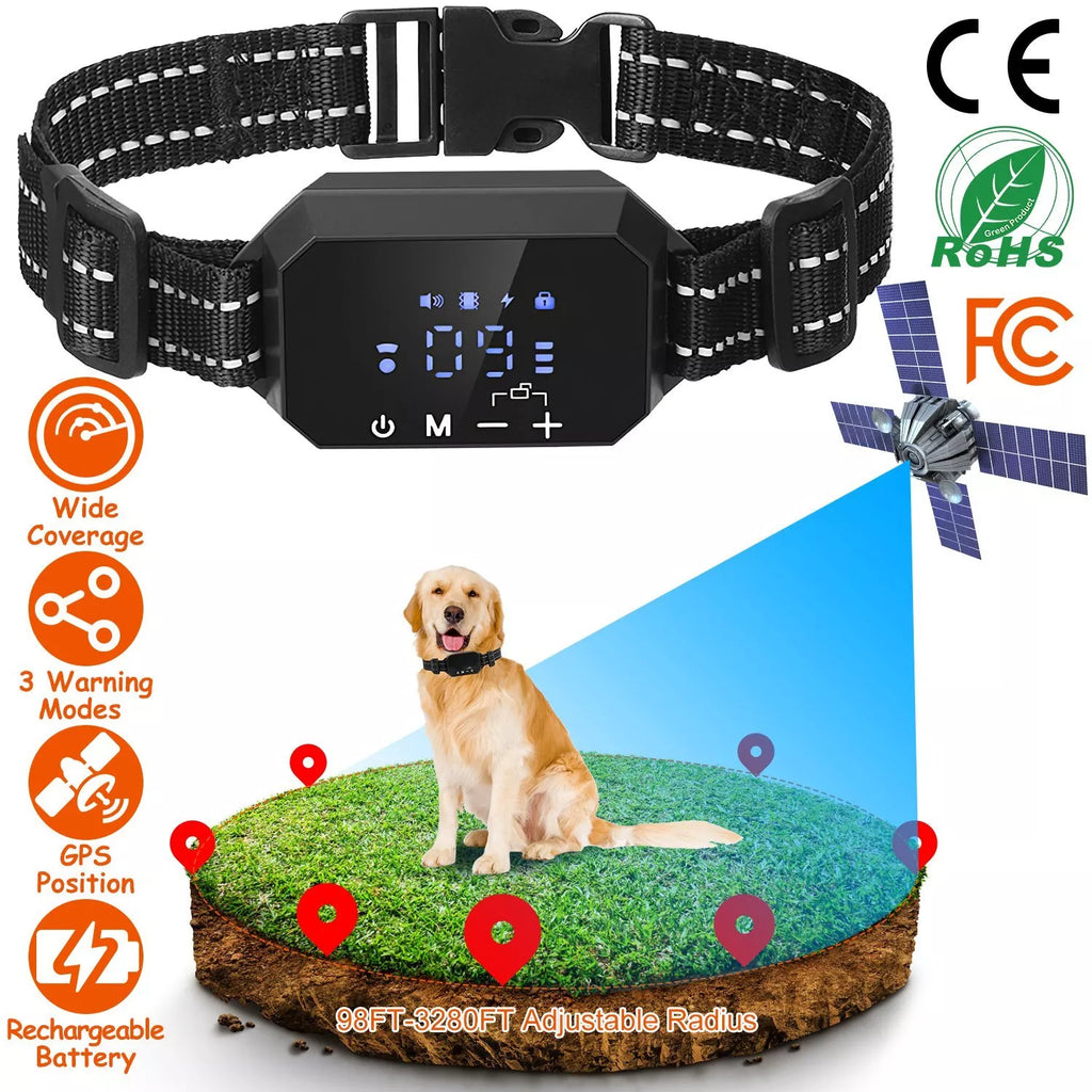 Sistema di Recinzione Wireless per Cani Pawfey GPS Pro – Proteggi la Libertà del Tuo Cane