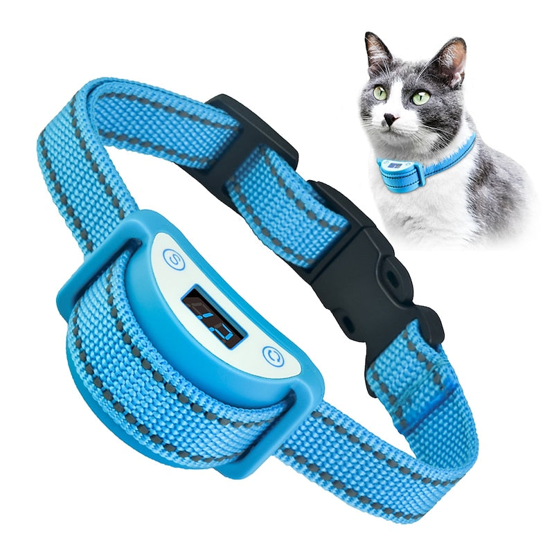 Katzen-Anti-Miau-Halsband – Ton-, Vibrations- und Schockmodi