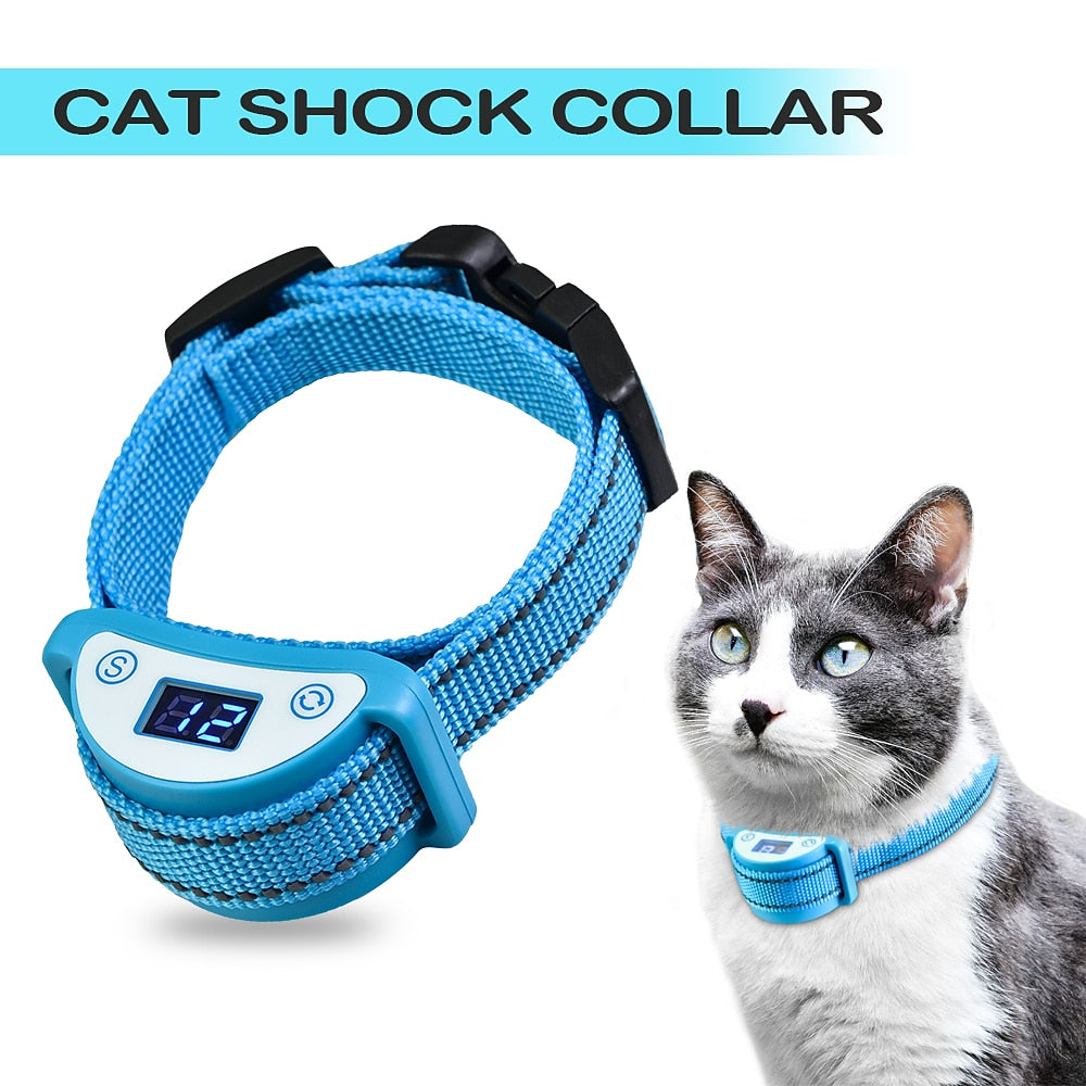 Katzen-Anti-Miau-Halsband – Ton-, Vibrations- und Schockmodi