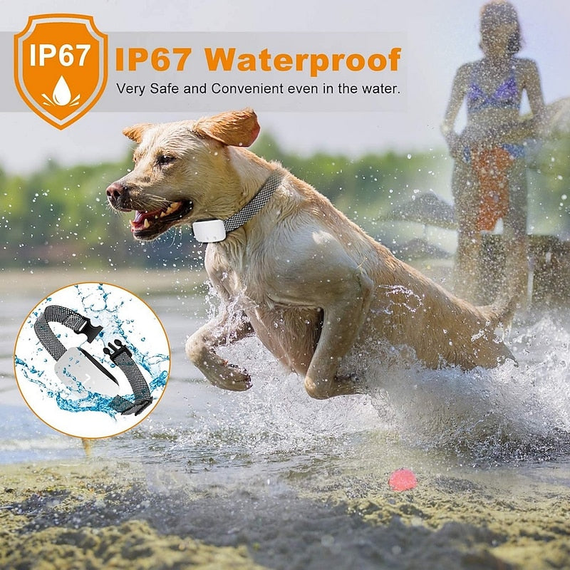 KiroPet Rechargeable Waterproof Touchscreen Bark Control Dog Collar | Orntli