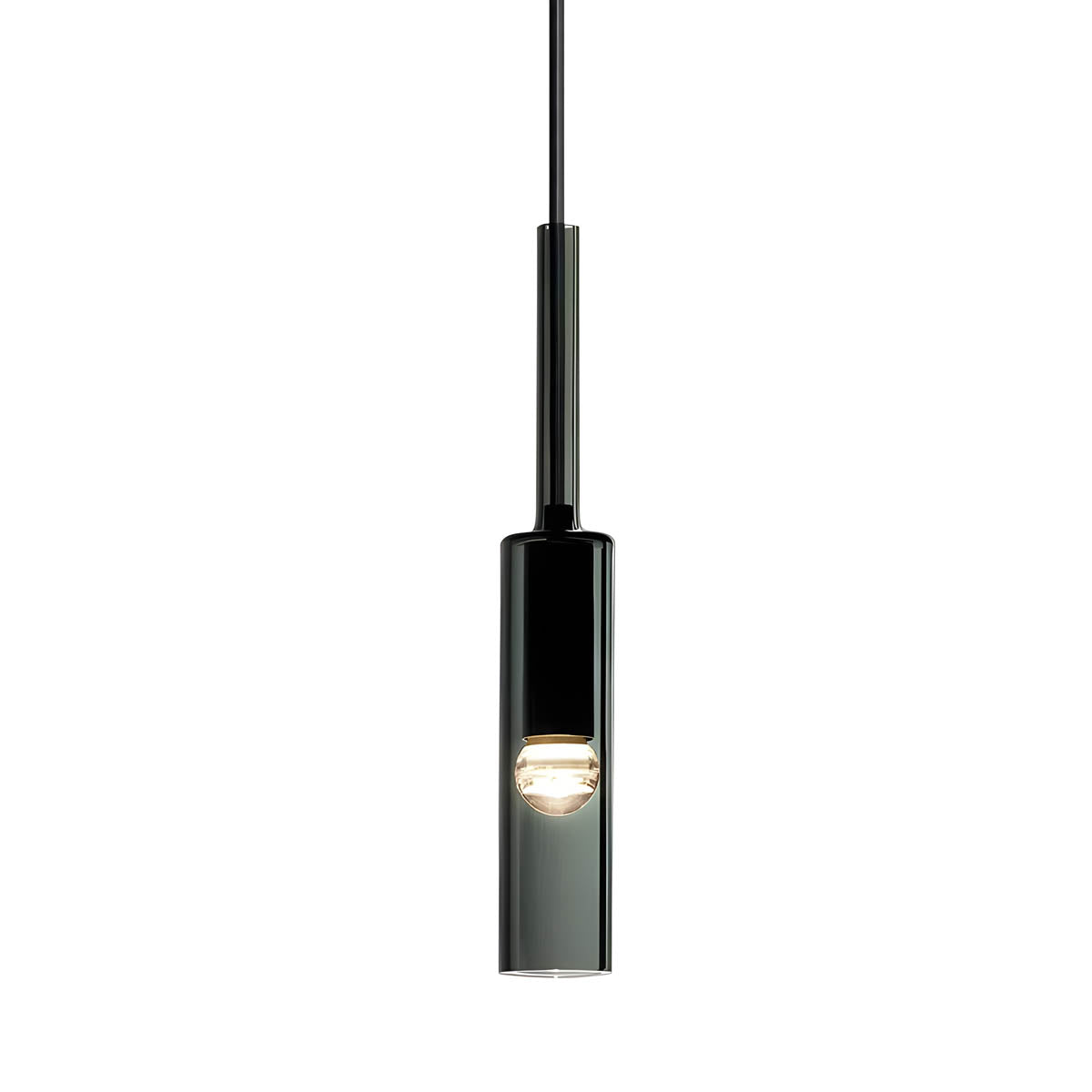 Nyva Glass- og Metallpendel med Integrert LED-belysning