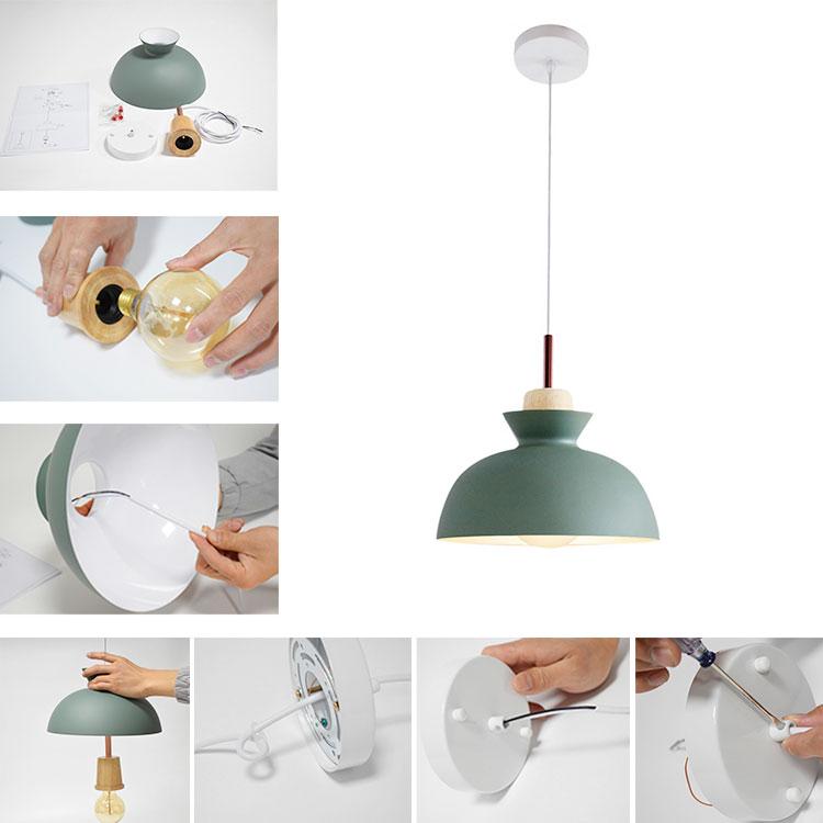 Taklampe | Justerbar kuppeldesign for kjøkken og spiseområder