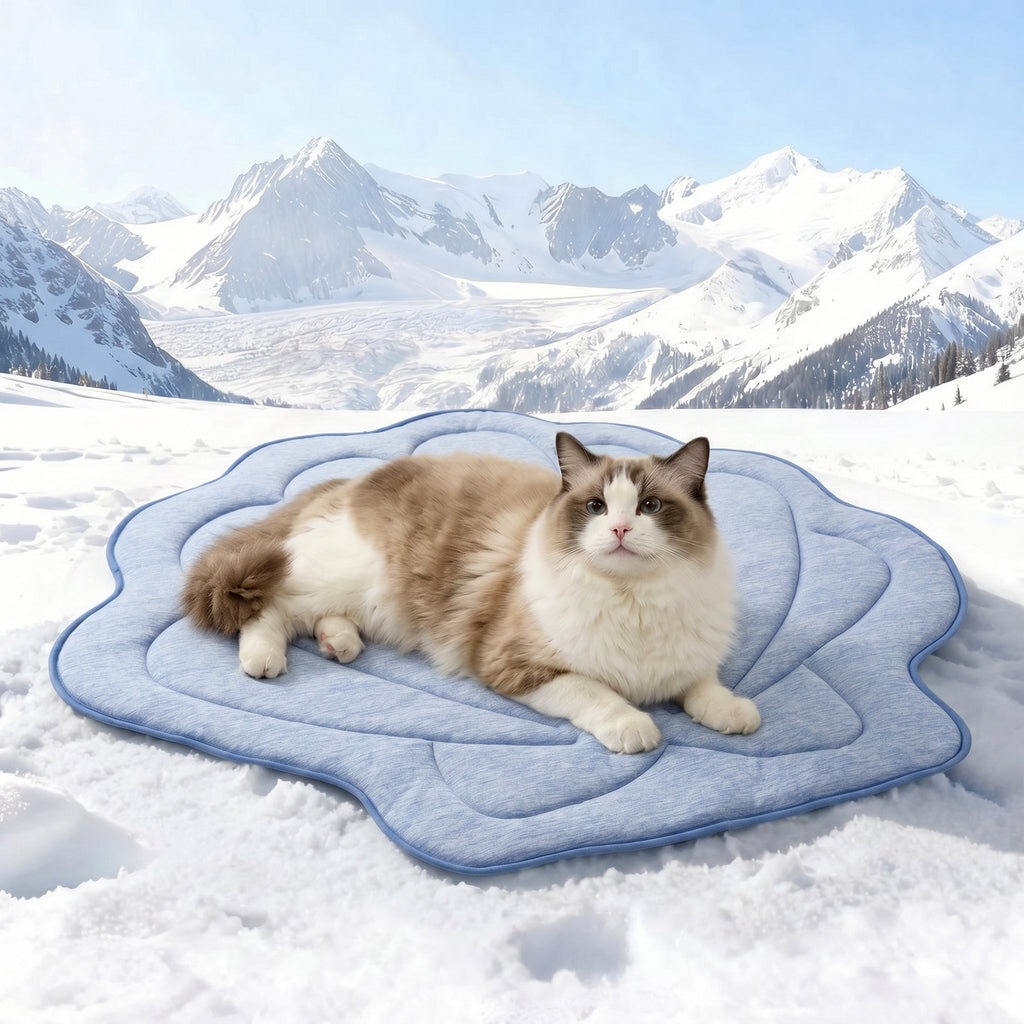 Pet Cooling Mat | Instant Chill Fabric with Non-Slip Backing | Waterproof Design for Comfort and Safety 2