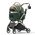 Alloy Frame Pet Stroller With Detachable Carrier And Waterproof Up To 15 Kg