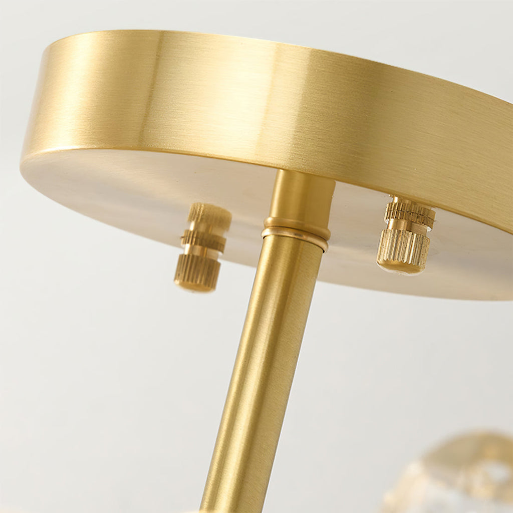 LioraBloom | Ceiling Lamp With Crystal Petals Soft Glow