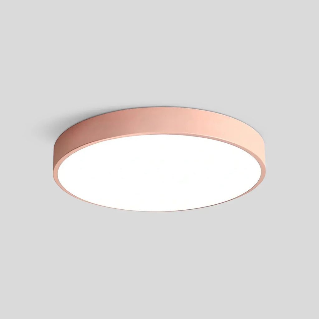 LED minimalistisk cirkulært macaron loftlys - Orntli