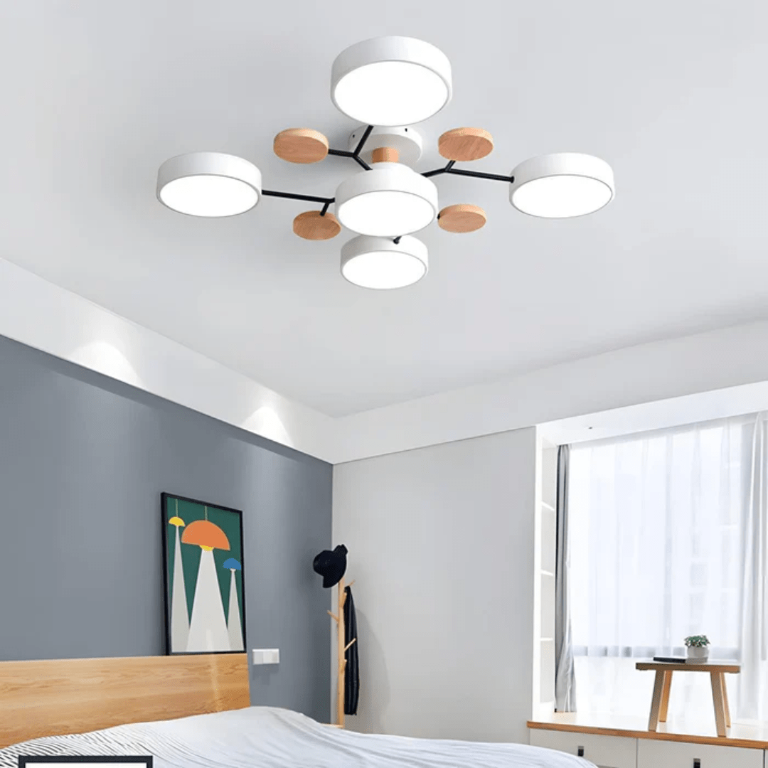 Ceilux moderne loftslampe i rund LED minimalistisk stil
