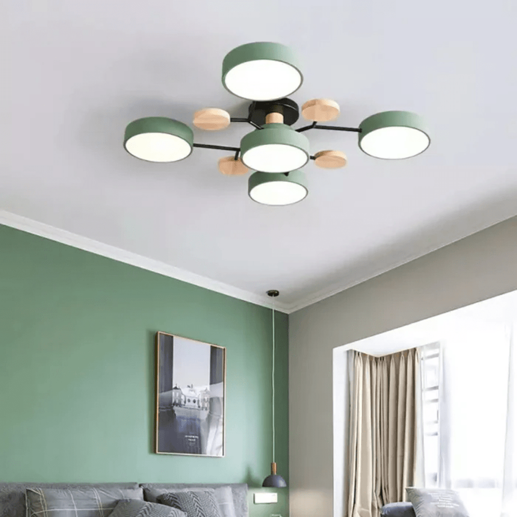 Ceilux moderne loftslampe i rund LED minimalistisk stil