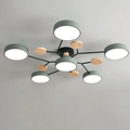 Ceilux moderne loftslampe i rund LED minimalistisk stil