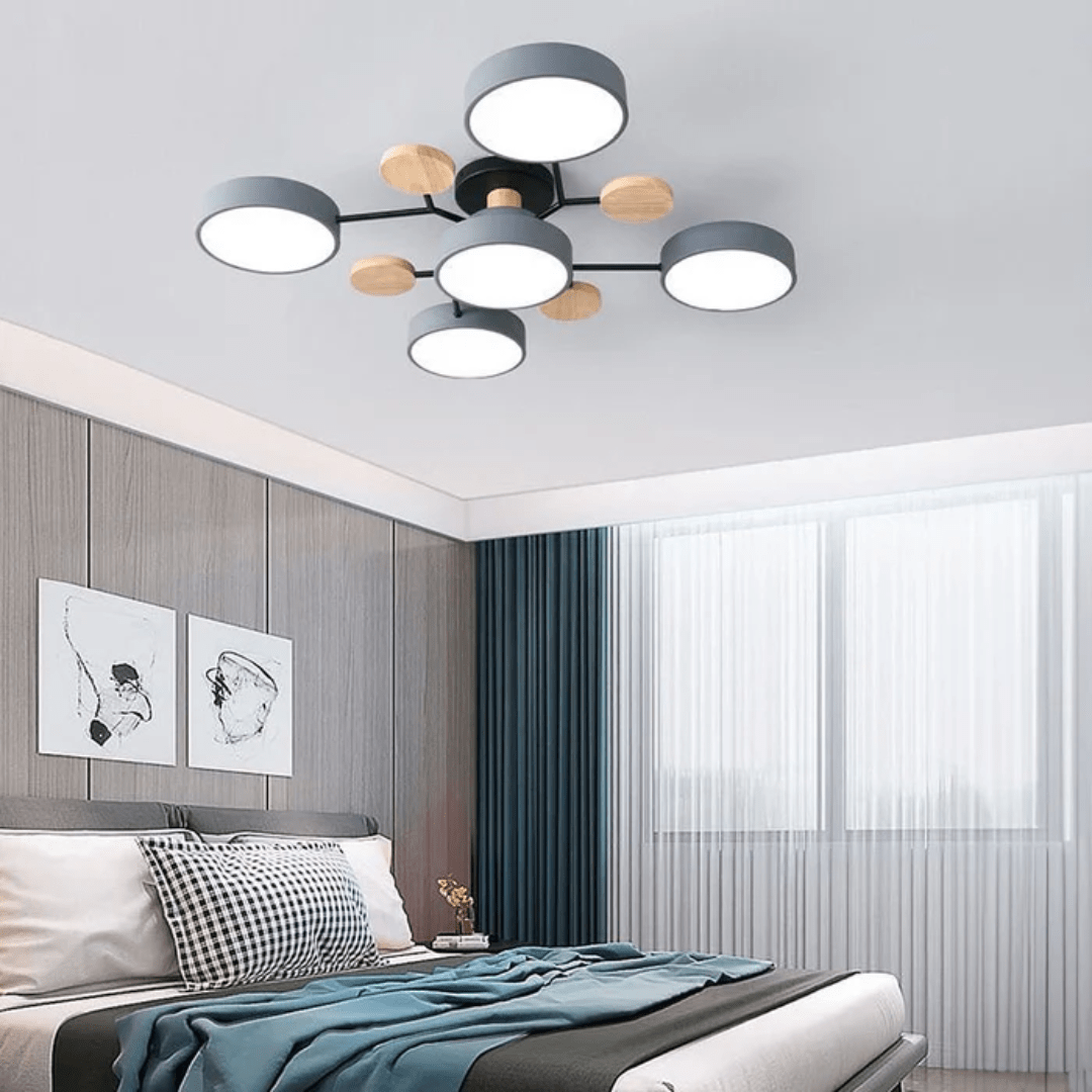 Ceilux moderne loftslampe i rund LED minimalistisk stil