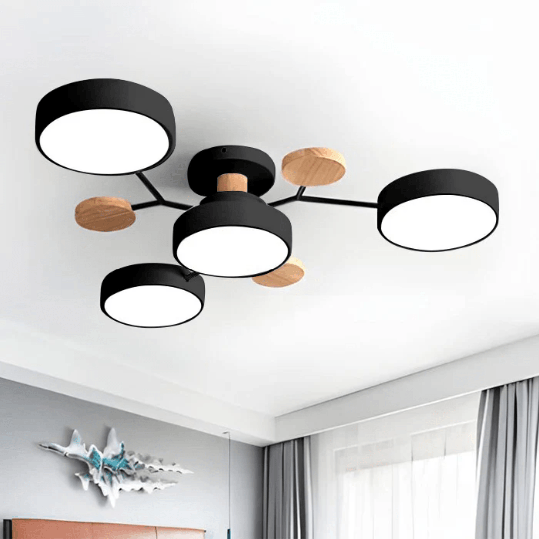 Ceilux moderne loftslampe i rund LED minimalistisk stil