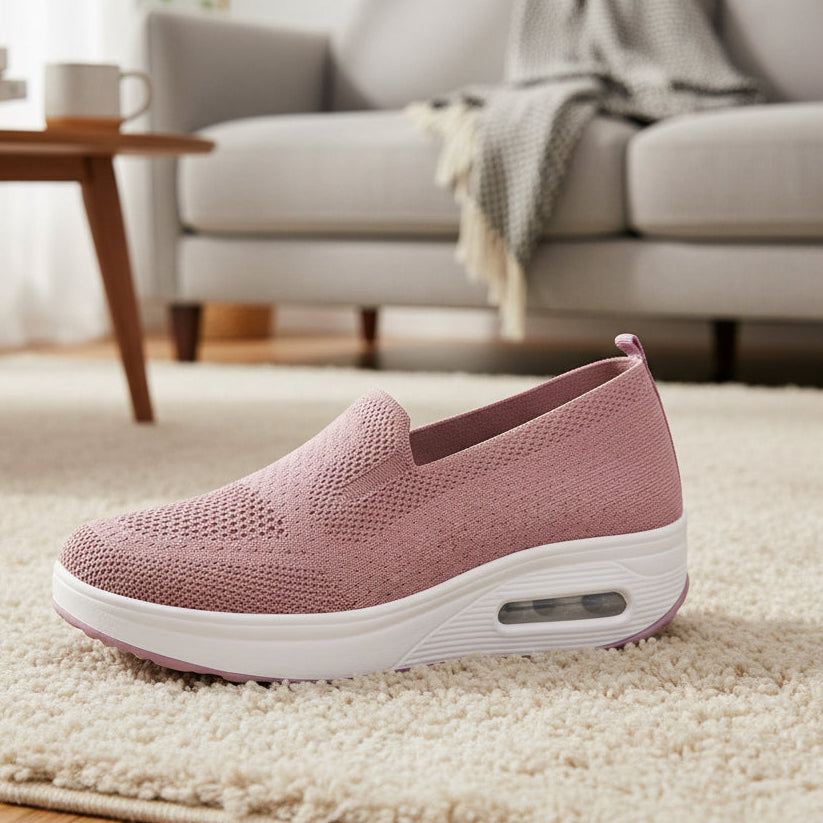 Scarpe Slip-On Comfort AuraStride da Donna Ortopediche Traspiranti Sollievo dal Dolore Postura