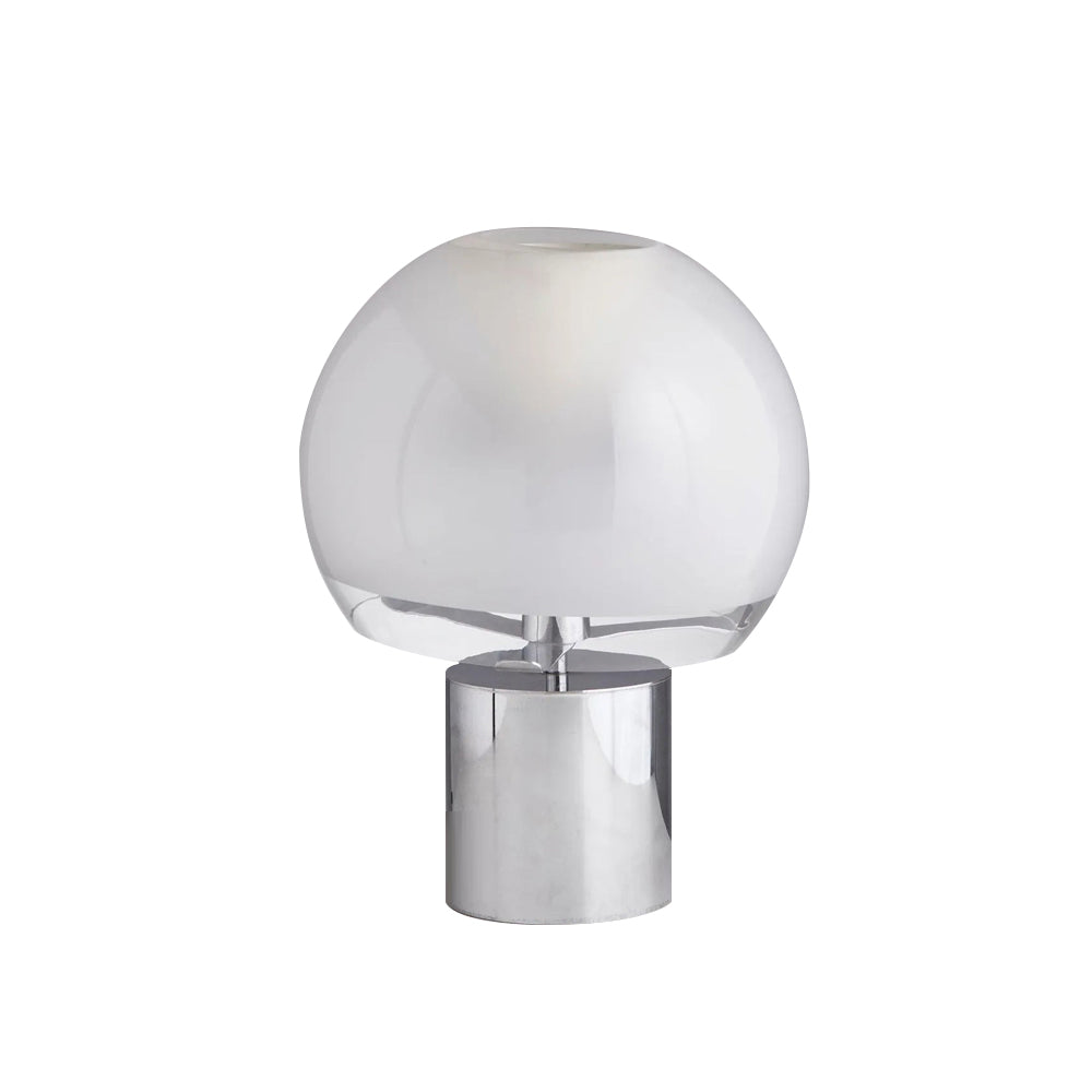 AuroraGlow | Retro Bordlampe med Matt Glasskule
