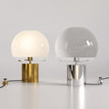 AuroraGlow | Retro Bordlampe med Matt Glasskule