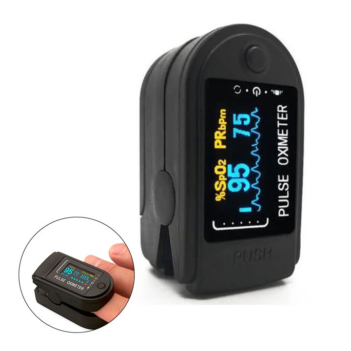 Bærbar Højpræcisions Ikke-Invasiv Oximeter - Digital Fingerpuls